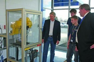 U.S. Senator Rob Portman touring RAMTEC.