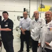 NIssin visit to Advanced Machining