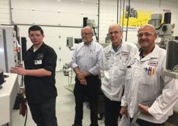 NIssin visit to Advanced Machining